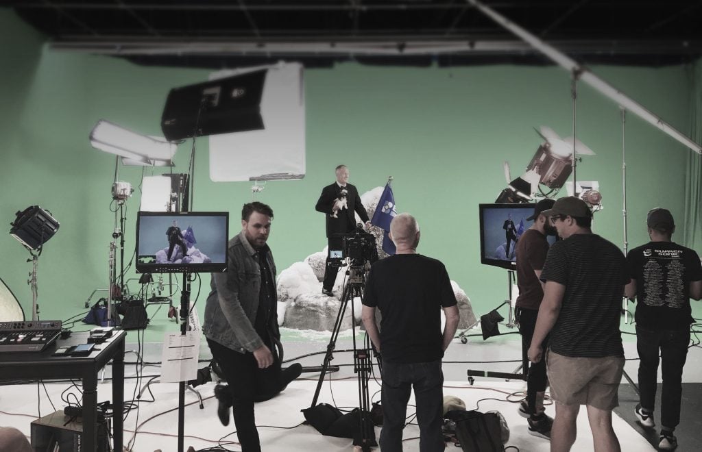 Commercial Video Production in a Studio